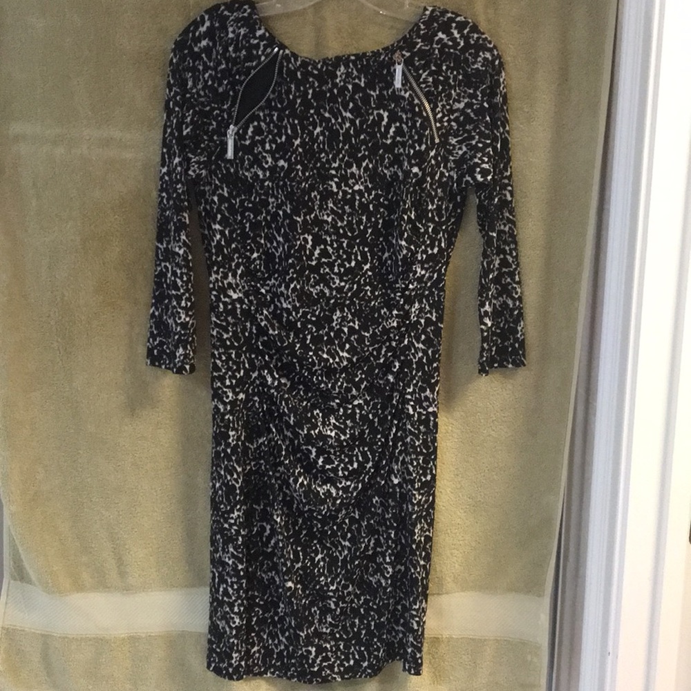 Michael Kors black and  white dress